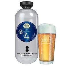 Birra Poretti - luppoli lager 4 Beer 20L Keg(Draughtmaster) image