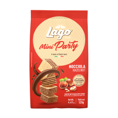 Gastone Lago - Mini Party Hazelnut Wafers 125g image