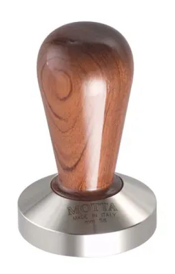 Motta Professional bubinga wooden handle coffee tamper 58mm image