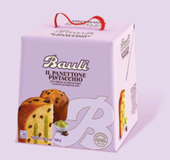 Bauli - Panettone Pistachio cream & chocolate chips 750g - Pre-order yours now image