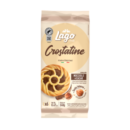 Gastone Lago - Hazelnut & Cocoa Tartlets 6 x 40g image