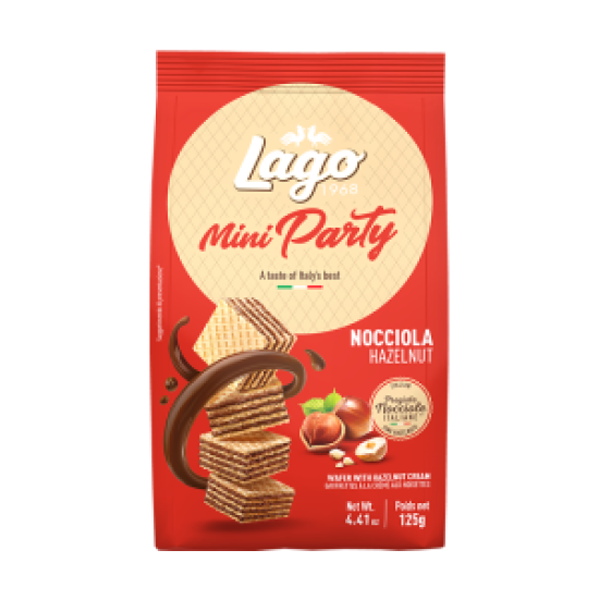 Gastone Lago - Mini Party Hazelnut Wafers 125g image