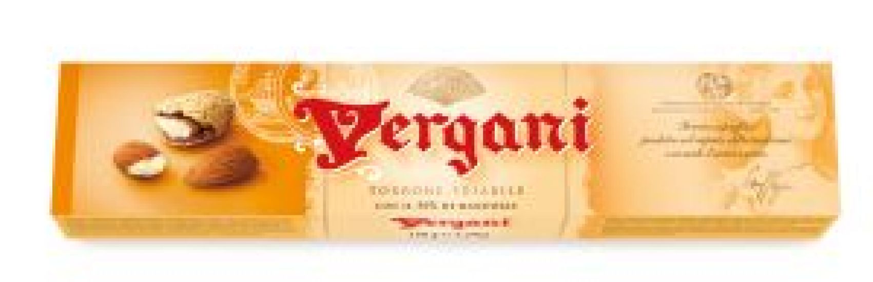 Vergani - Crunchy Nougat With Almond Bar 250g  image