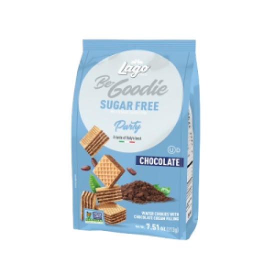Gastone Lago - Sugar-Free Party Cocoa Wafers 213g image
